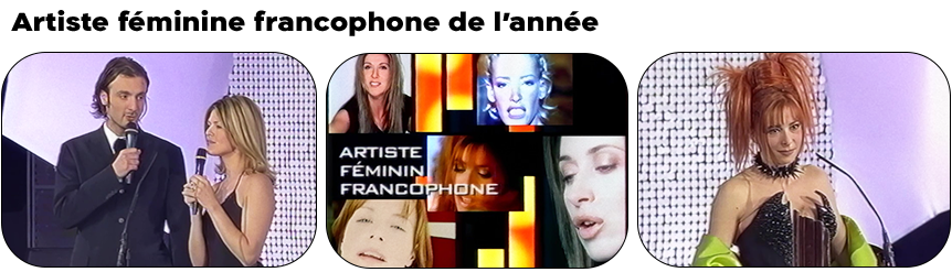 Artiste féminine francophone de l'année